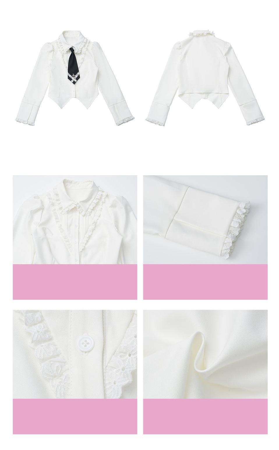JK Uniform Striped Blazer, Blouse and Pleated Skirt 44171:800209