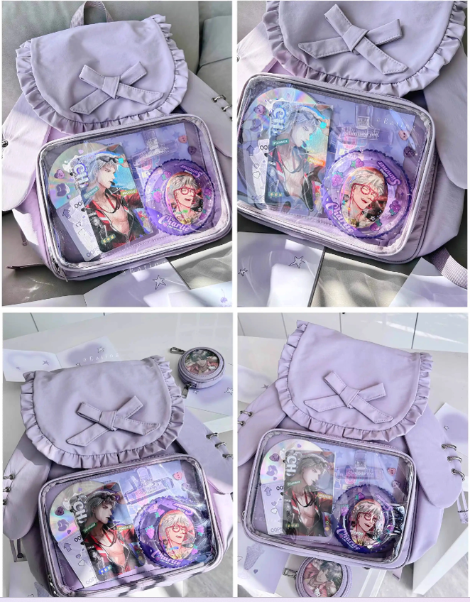 Kawaii Ita Bag Dual-Shoulder Backpack Bunny Ear Bag 40110:670672