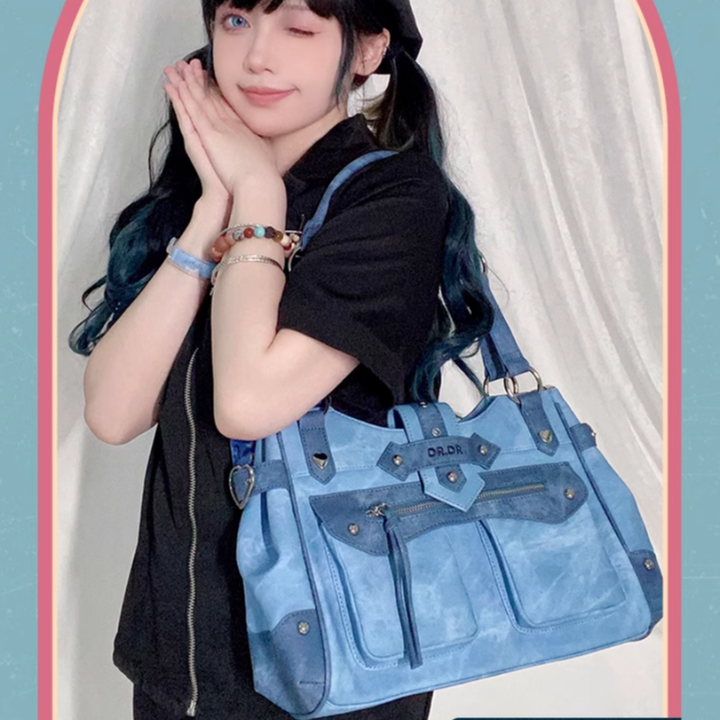 Punk Ita Bag Single Shoulder Bag Cool Office Worker Crossbody 37056:546482