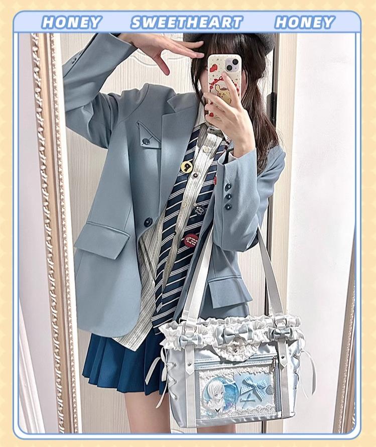 ACG Culture Satin Ita Bag Handle Bag, Removable Ribbon 43101:768407
