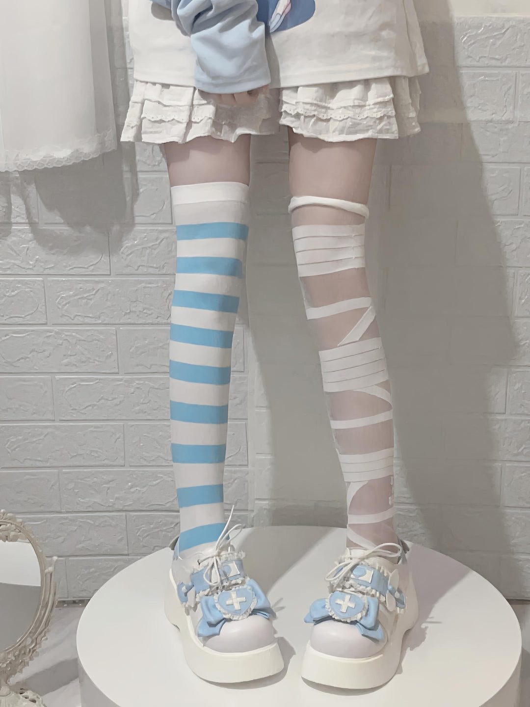 Lolita Platform Shoes Round Toe Sweet Shoes 35740:503356