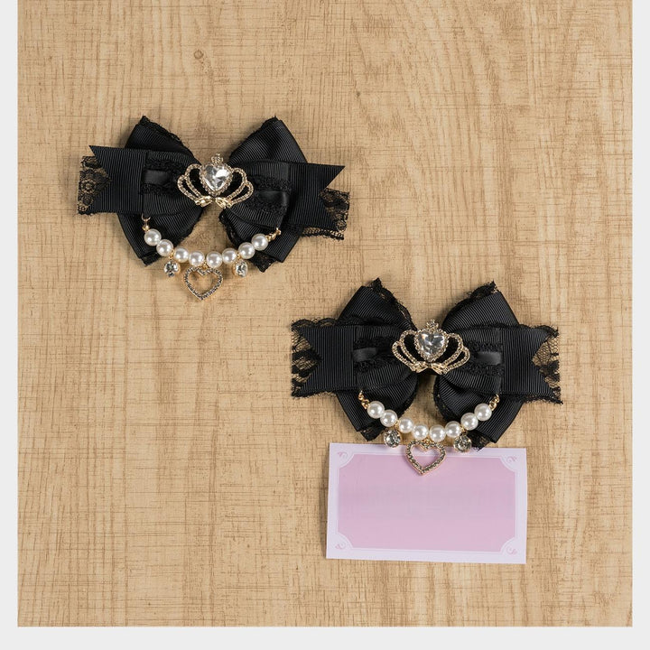 Lace Jirai Kei Shoe Clips, Hair Clips 44009:793153