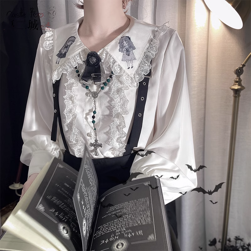 Ouji Lolita Blouse Prince Series Shirt And Suspender Pants 39362:629052