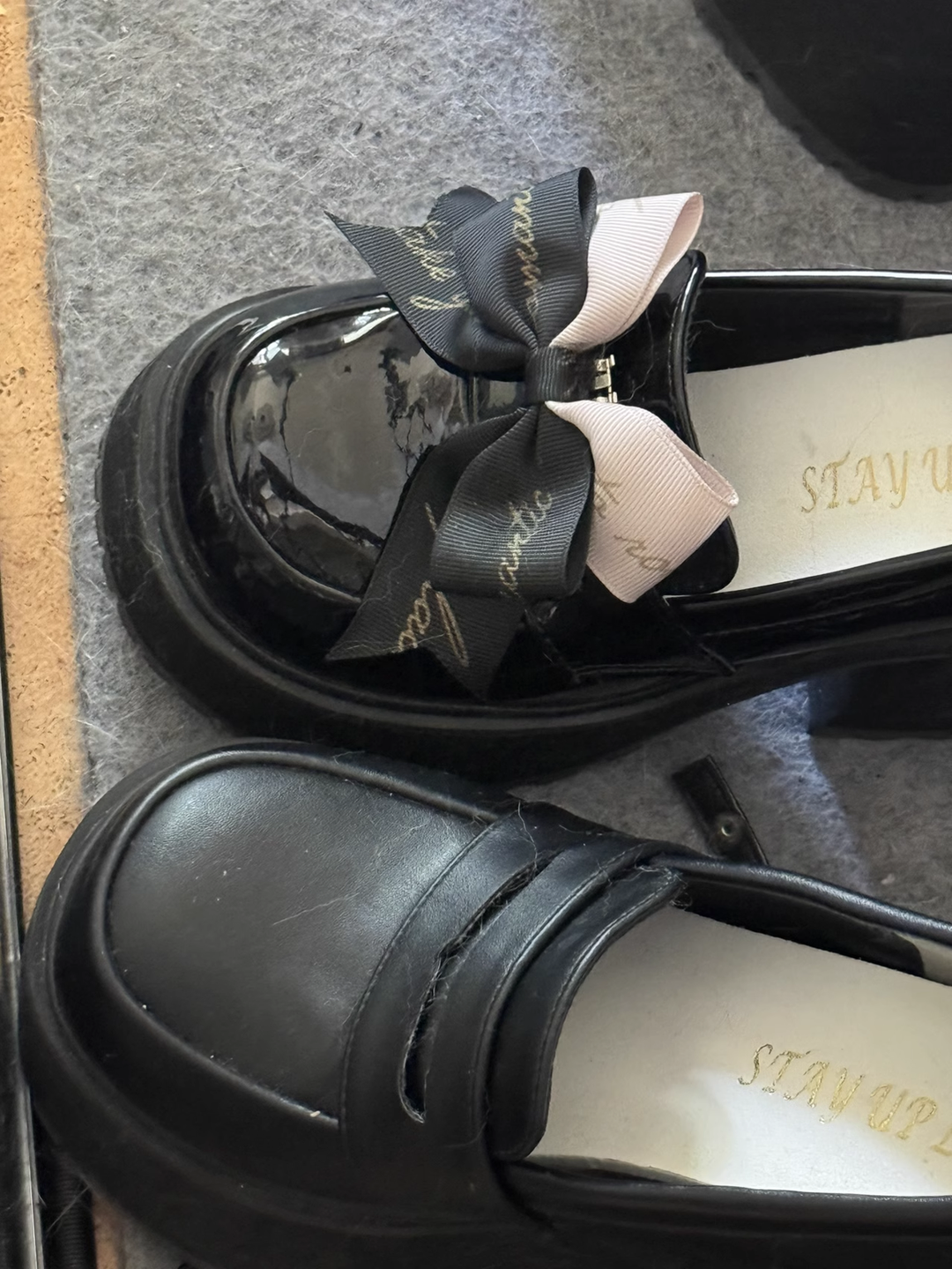 Black Jirai Kei Shoes Lolita High Heels Bowknot Platform Shoes (34 35 36 37 38 39 40 41) 38146:581028