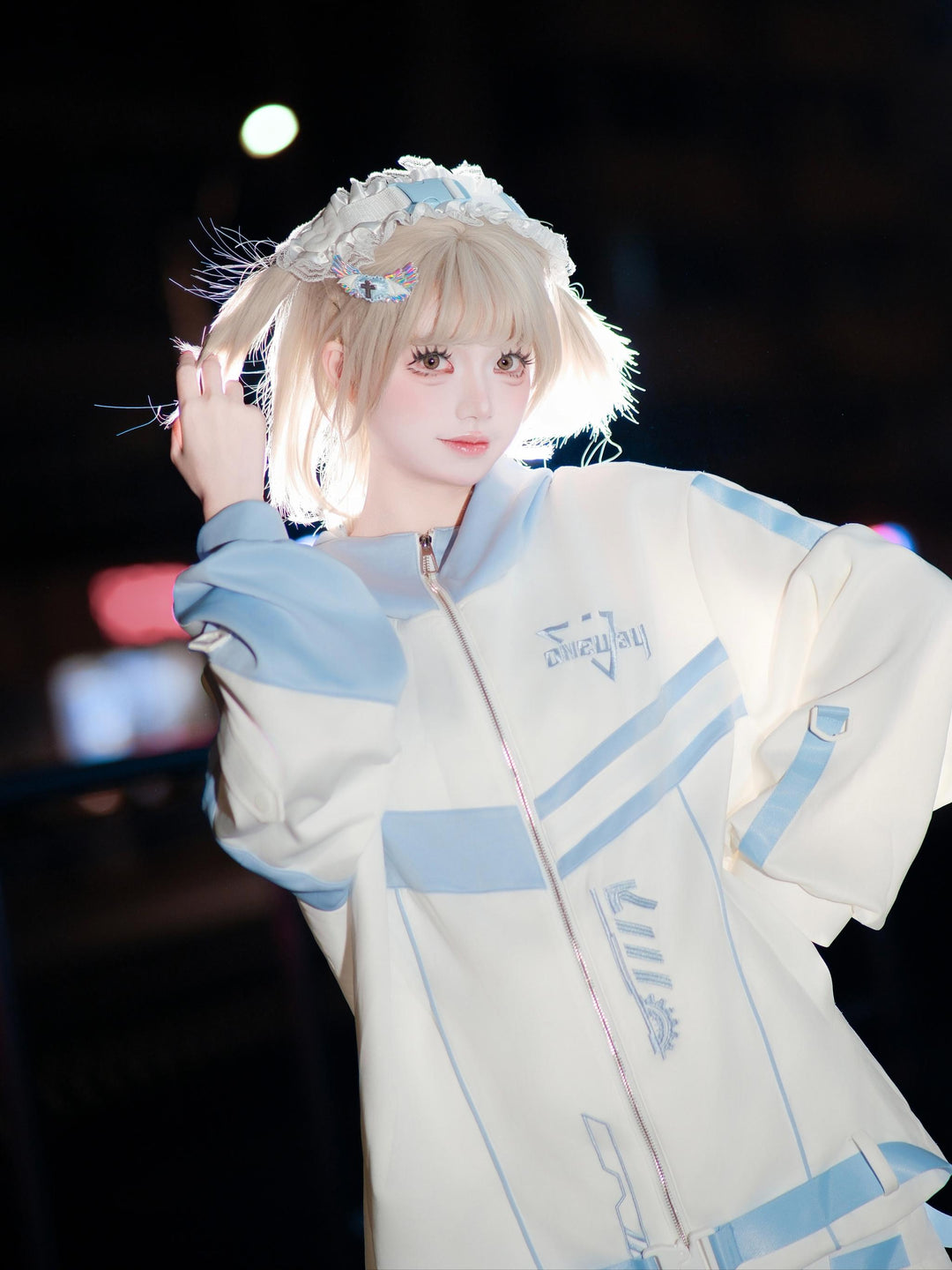 Plus Size Tenshi Kaiwai Outfit, Jacket and Shorts 44120:796976