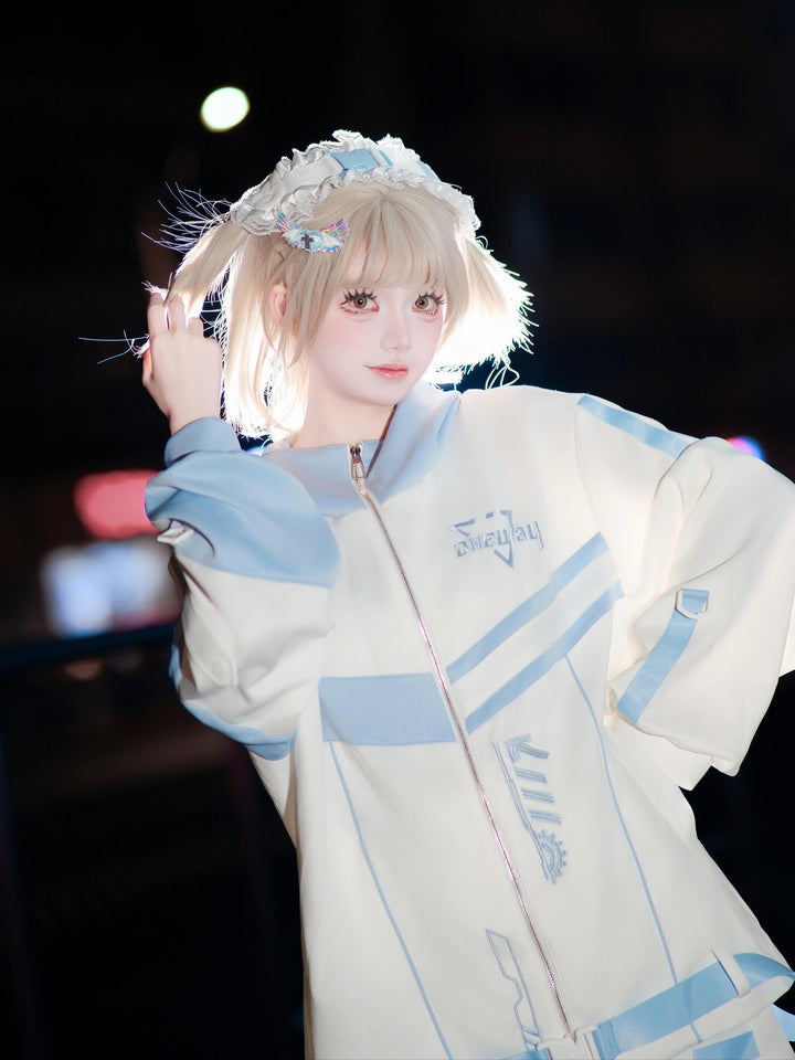 Plus Size Tenshi Kaiwai Outfit, Jacket and Shorts 44120:796976