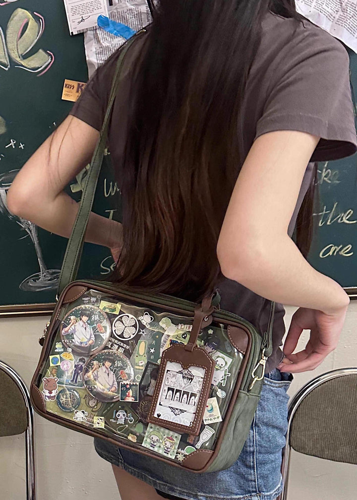 Kawaii Ita Bag Crossbody Shoulder Bag Vintage Square Bag 35278:491782