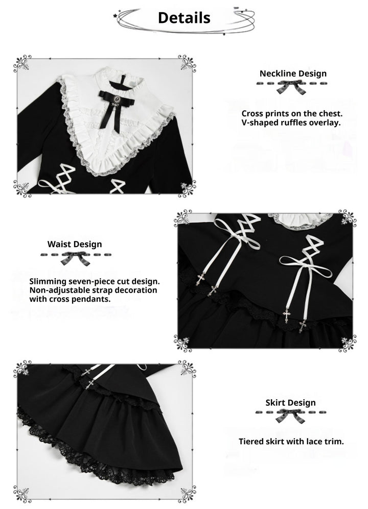 Ruffle Jirai Kei Dress | Shorts | Plush Doll Bag Each Sold Separately 42490:743509