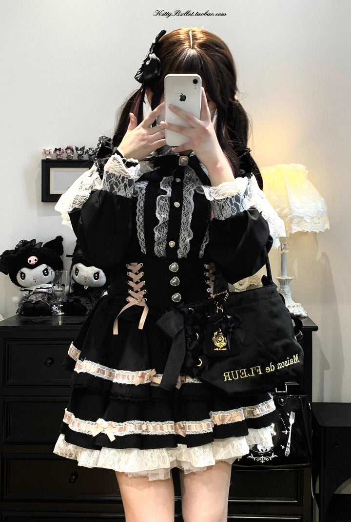 Plaid Jirai Kei Skirt, Detachable Suspenders 43735:784082
