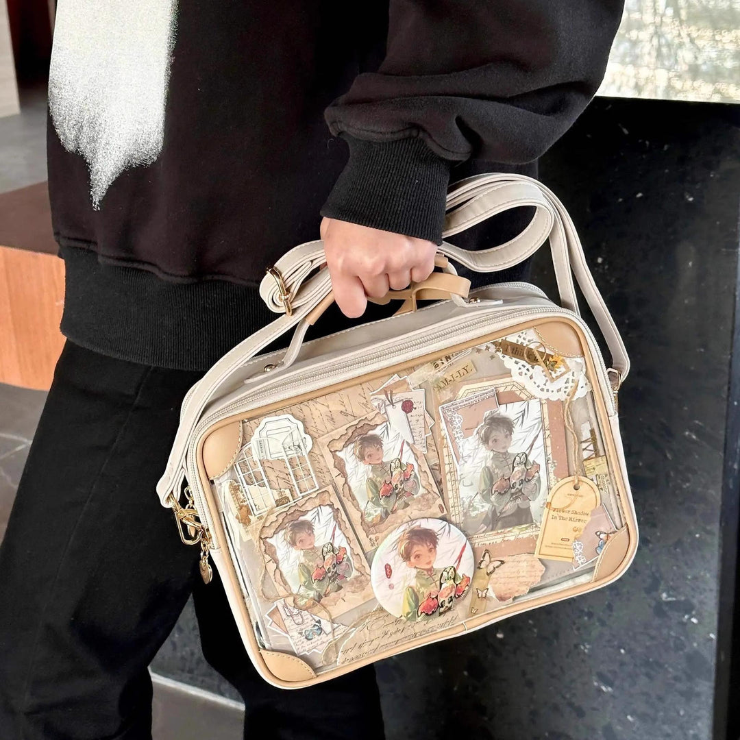 Kawaii Ita Bag Crossbody Shoulder Bag Vintage Square Bag 35278:491802