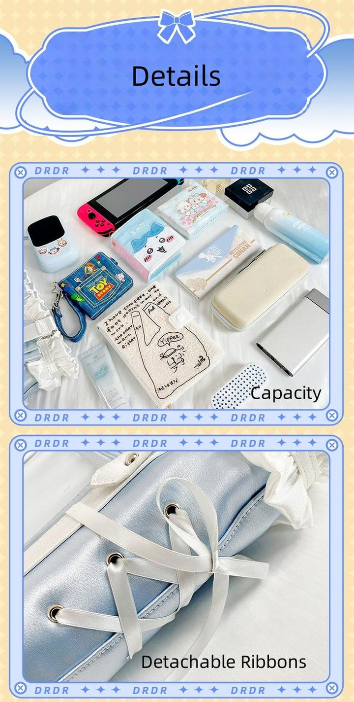 ACG Culture Satin Ita Bag Handle Bag, Removable Ribbon 43101:768466