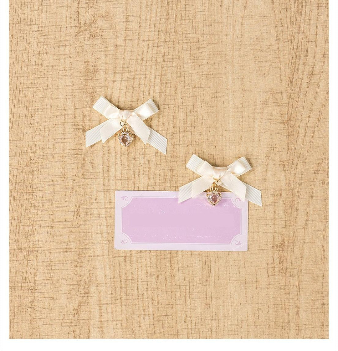 Jirai Kei Hair Clip in Mini & Rose Styles with Pearl Accents 42802:754701