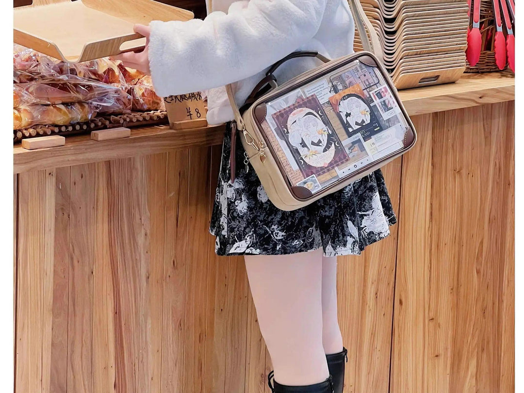 Kawaii Ita Bag Crossbody Shoulder Bag Vintage Square Bag 35278:491788
