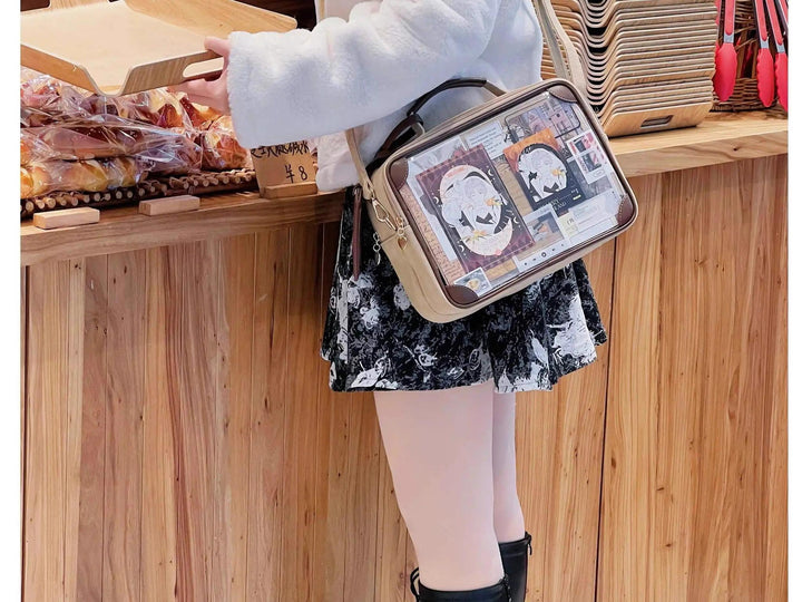 Kawaii Ita Bag Crossbody Shoulder Bag Vintage Square Bag 35278:491788
