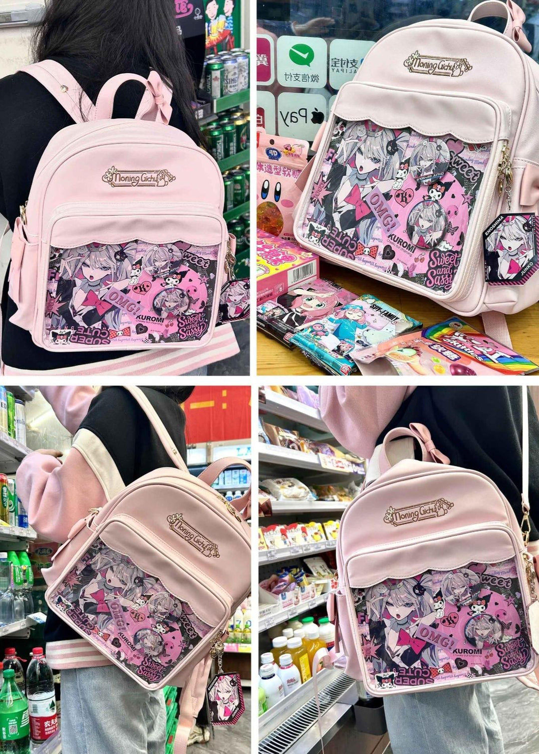 Kawaii Ita Bag Cute Large Capacity Backpack 33786:485676