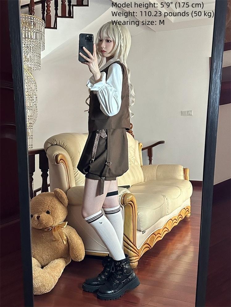 Vintage Ouji Lolita Outfit, Detective-Inspired 42714:782981