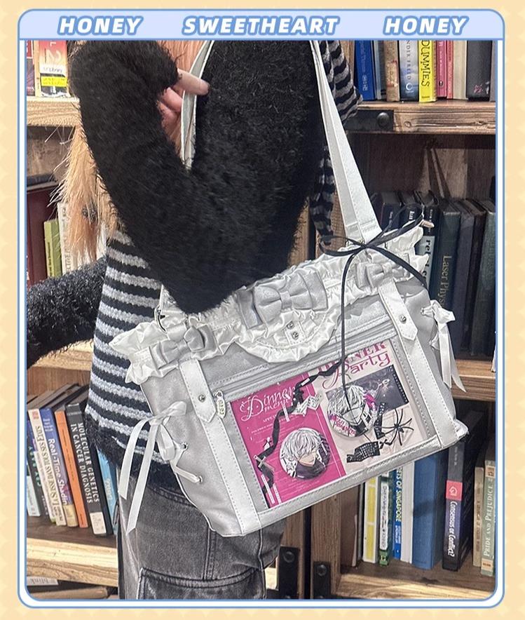 ACG Culture Satin Ita Bag Handle Bag, Removable Ribbon 43101:768405