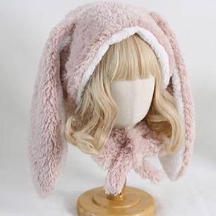Lolita Hat Bunny Ears Hat Warm Plush Hat 28928:345016