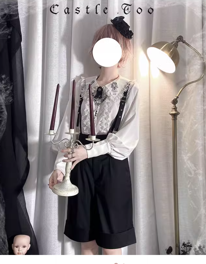 Ouji Lolita Blouse Prince Series Shirt And Suspender Pants 39362:629030