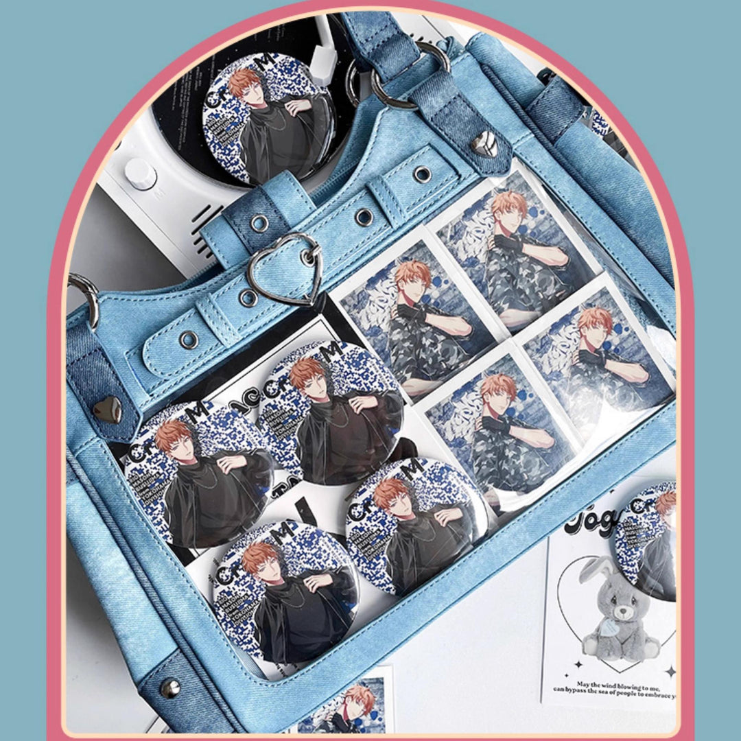 Punk Ita Bag Single Shoulder Bag Cool Office Worker Crossbody 37056:546364