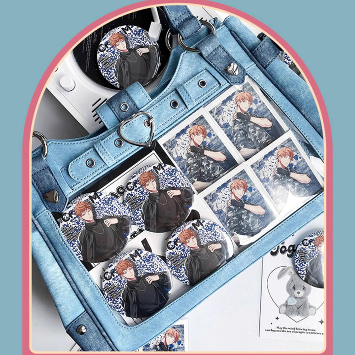 Punk Ita Bag Single Shoulder Bag Cool Office Worker Crossbody 37056:546364