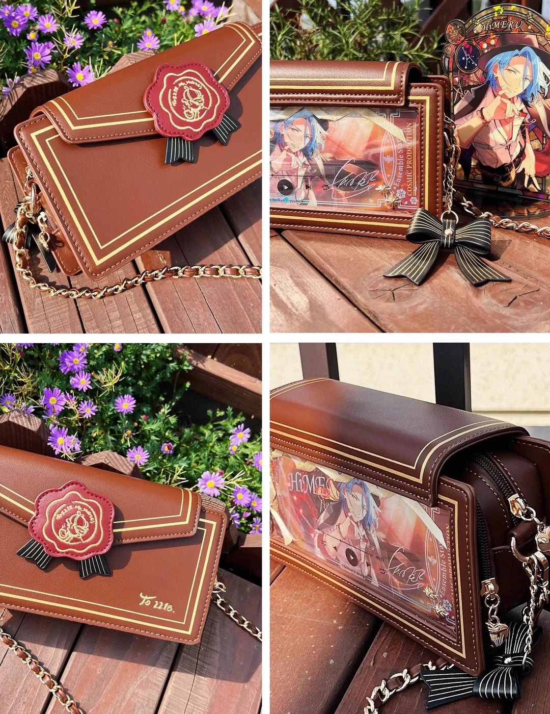 Kawaii Ita Bag Rose Envelope Shaped Crossbody Chain Itabag 38030:582032