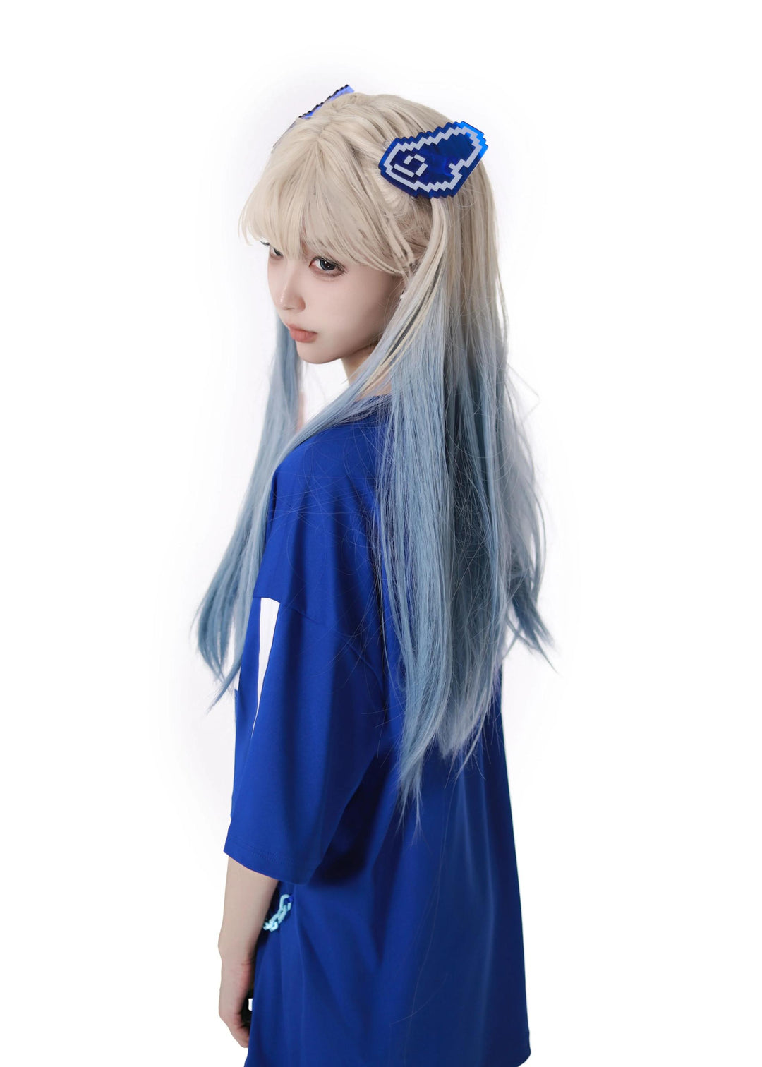 Subcul Jirai Kei T-shirt Outfit, Detachable Chain 43194:771534
