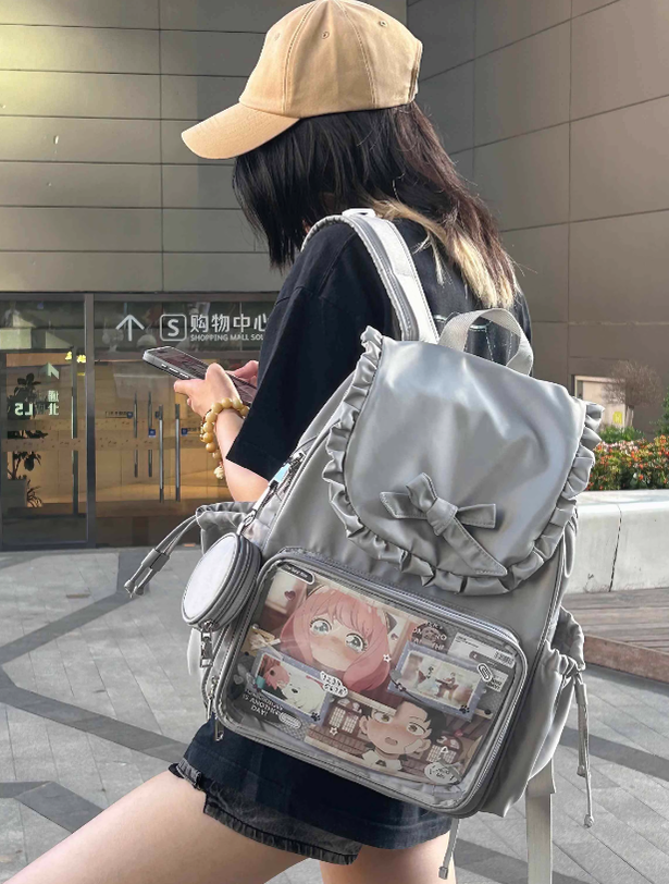 Kawaii Ita Bag Dual-Shoulder Backpack Bunny Ear Bag 40110:670652