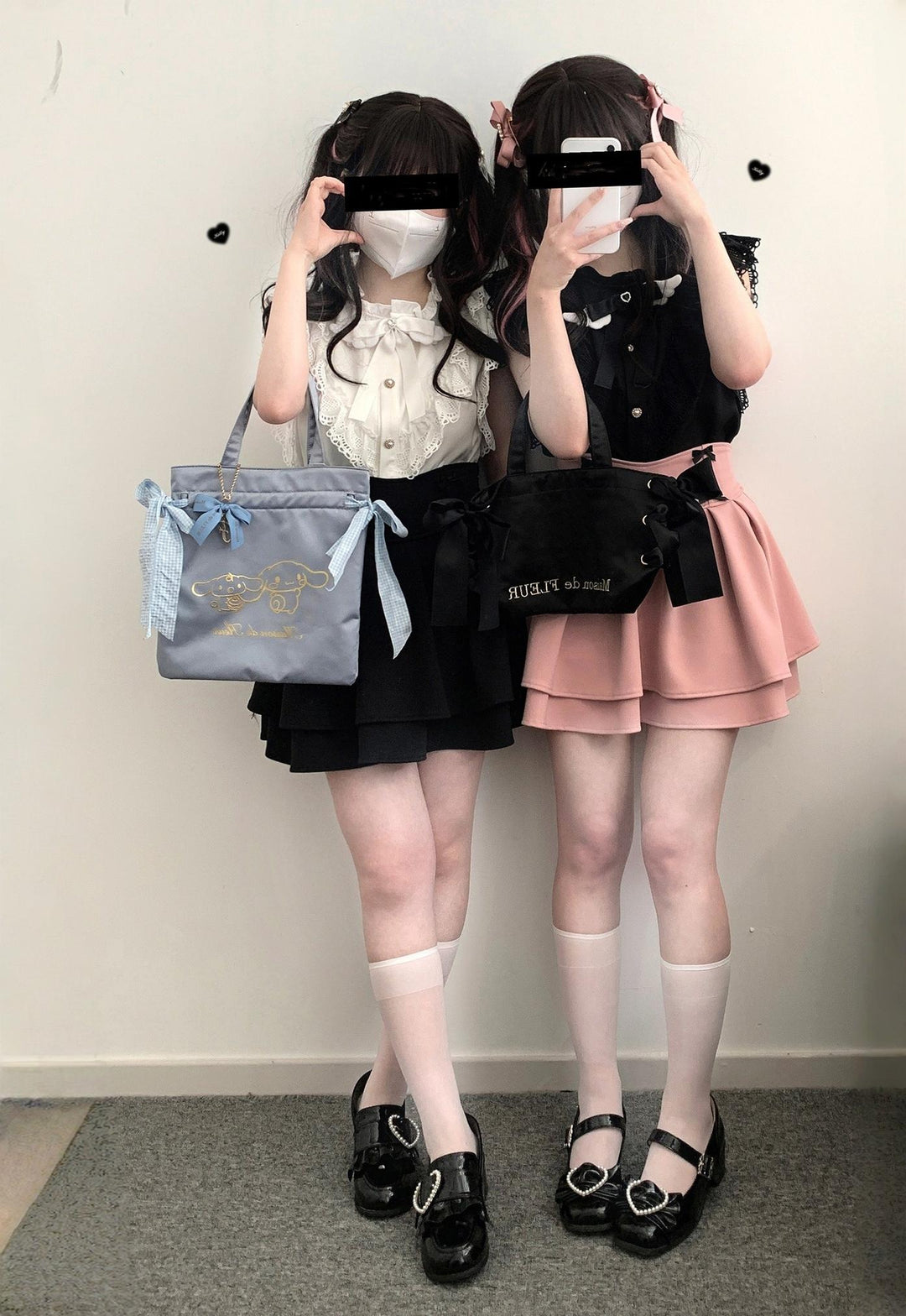 Jirai Kei Skirt Double Layer Puff Skirt with Bow 36770:769254