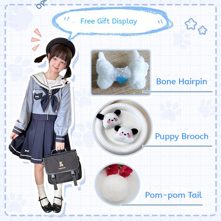 Kawaii JK Uniform, Puppy Accents 43791:785227