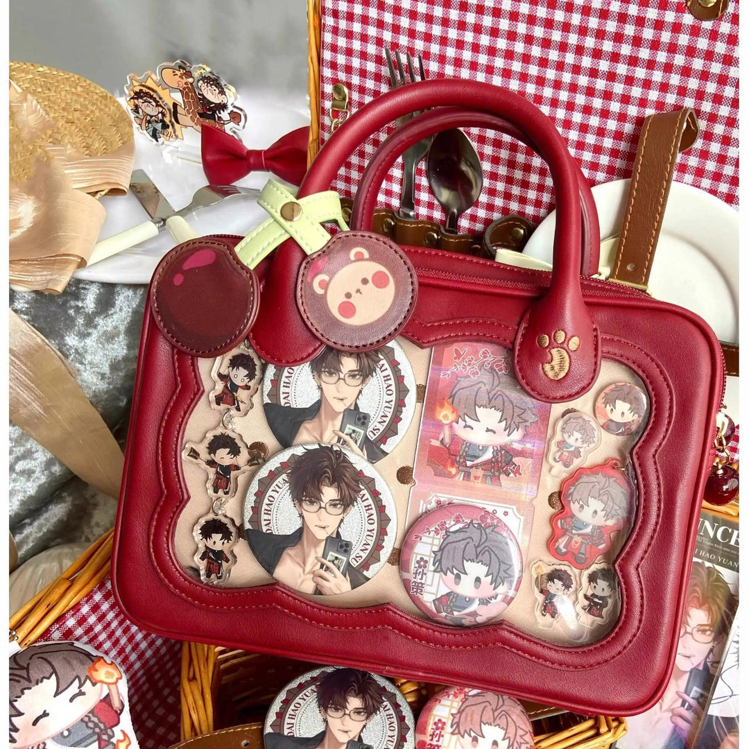 Kawaii Ita Bag Bow Bag Cherry Bear Cookie Crossbody Bag 21908:366940