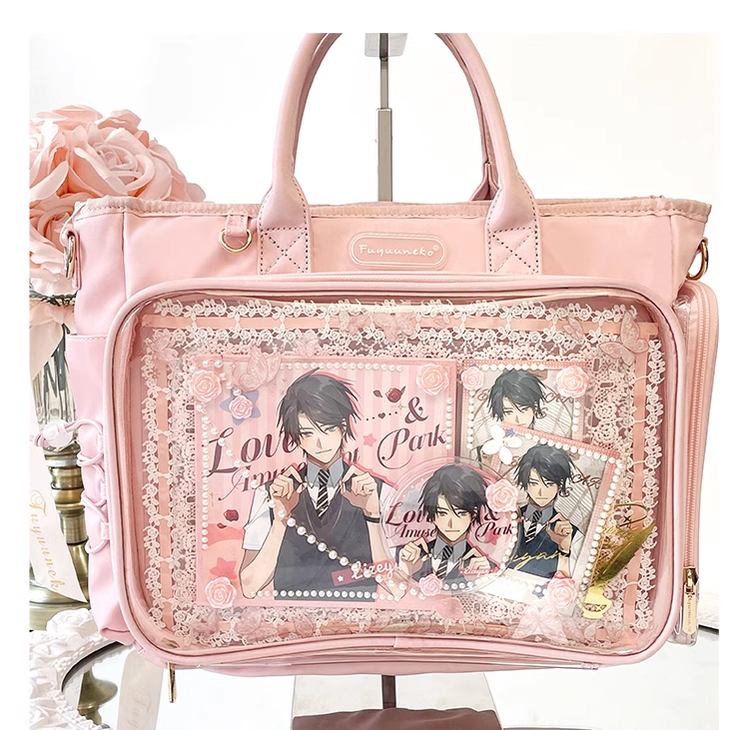 Lolita Fashion Ita Bag Large Capacity Doll Shoulder Bag 37644:609756
