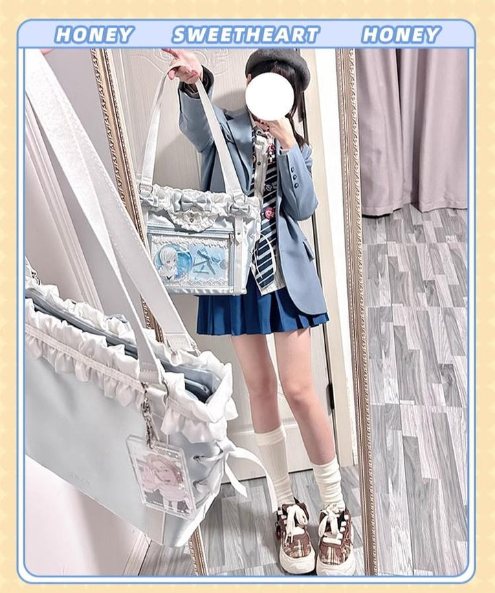 ACG Culture Satin Ita Bag Handle Bag, Removable Ribbon 43101:768426