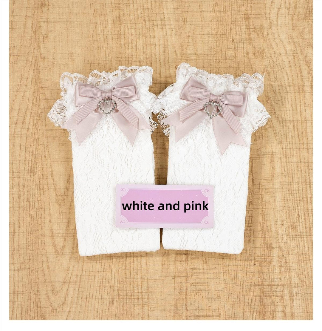 Jirai Kei Socks Bow Lace Over-knee Socks Multicolor 21580:751920