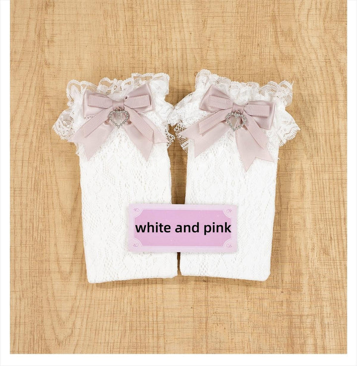 Jirai Kei Socks Bow Lace Over-knee Socks Multicolor 21580:751920
