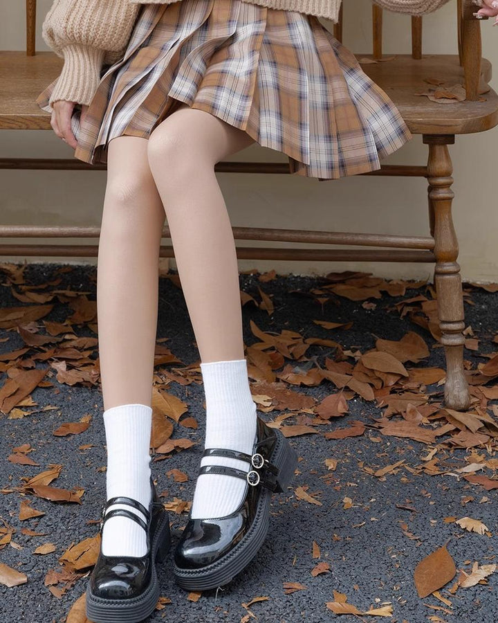 Black Tights Socks Fleece And Thickened 29524:350636 29524:350636