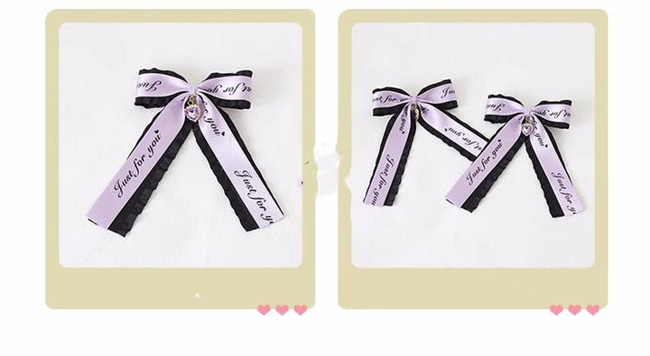 Jirai Kei Headwear Ryousangata Bow Hair Clip Multicolor 22544:333178