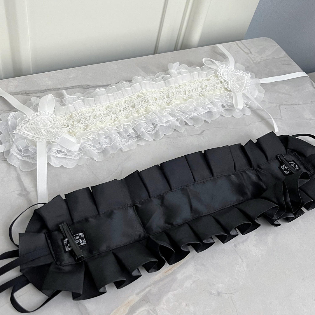Gothic Lolita Lace Headband, Fixed Clips 43195:771595