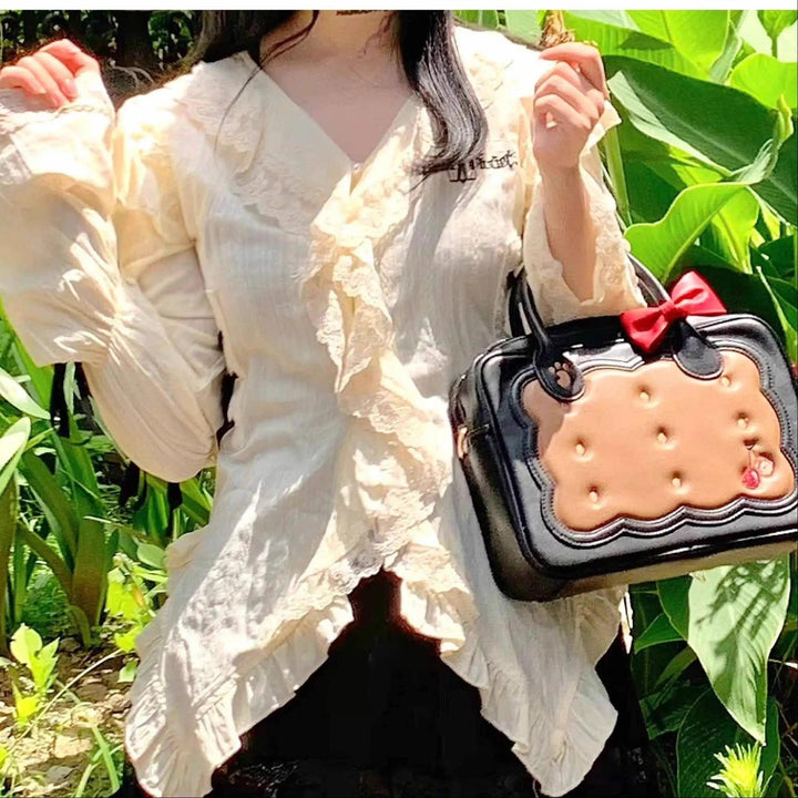 Kawaii Ita Bag Bow Bag Cherry Bear Cookie Crossbody Bag 21908:366934