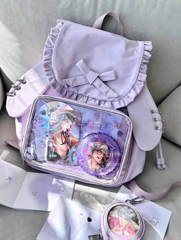 Kawaii Ita Bag Dual-Shoulder Backpack Bunny Ear Bag 40110:670690