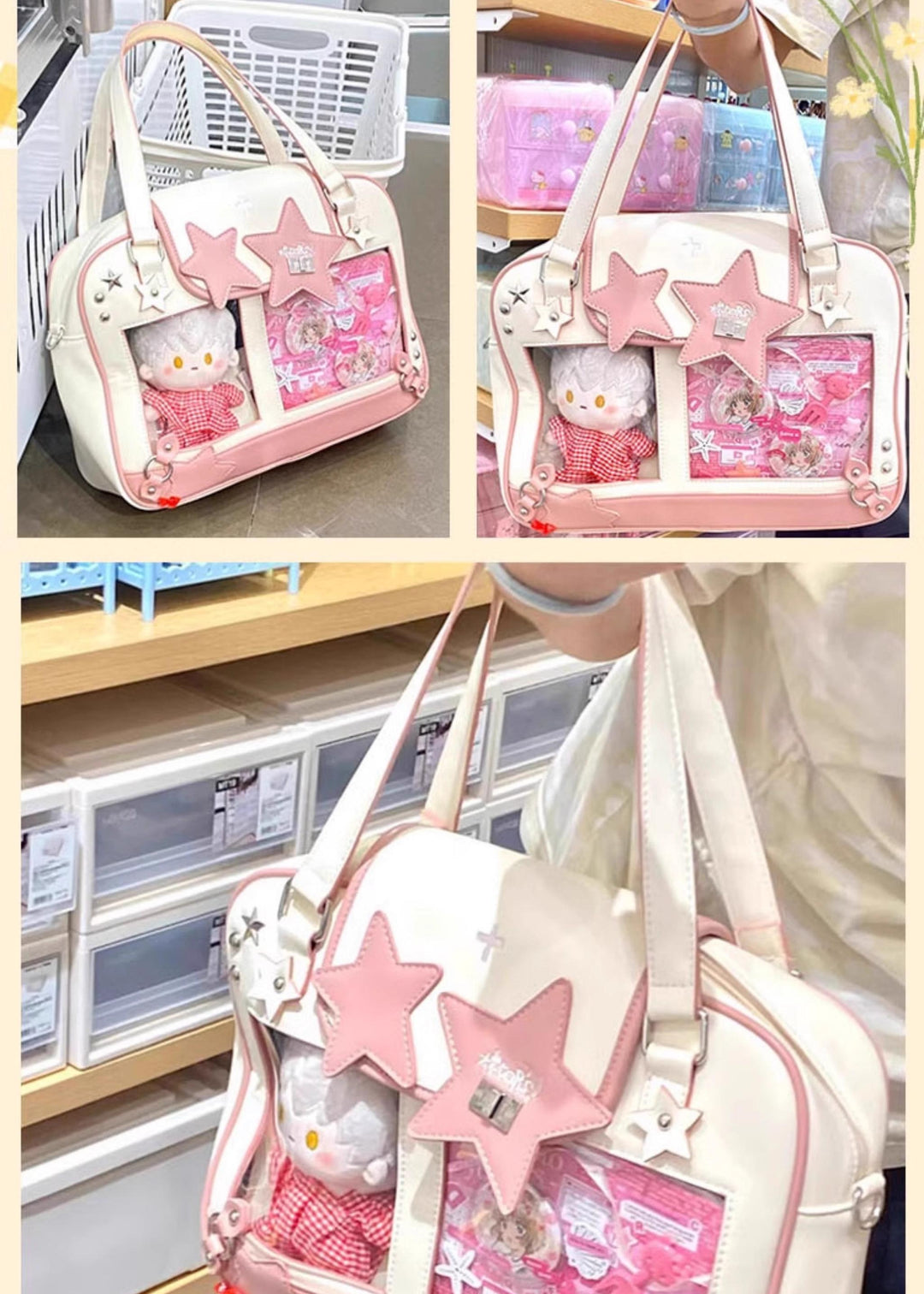 Kawaii Ita Bag Dual-use Doll Bag Crossbody Bag 41752:718946