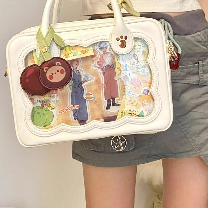 Kawaii Ita Bag Bow Bag Cherry Bear Cookie Crossbody Bag 21908:366944