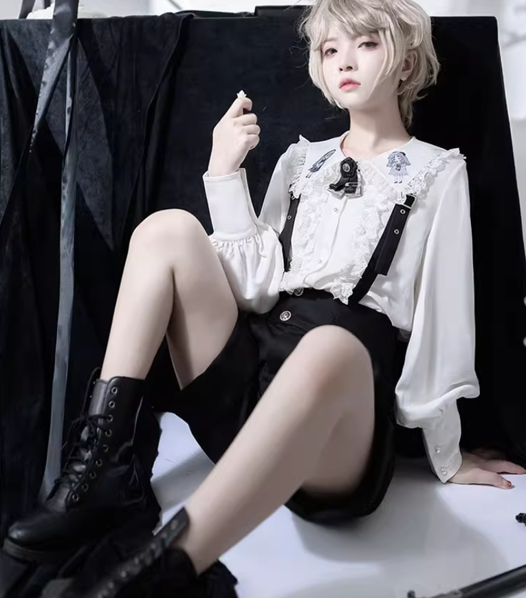 Ouji Lolita Blouse Prince Series Shirt And Suspender Pants 39362:629028