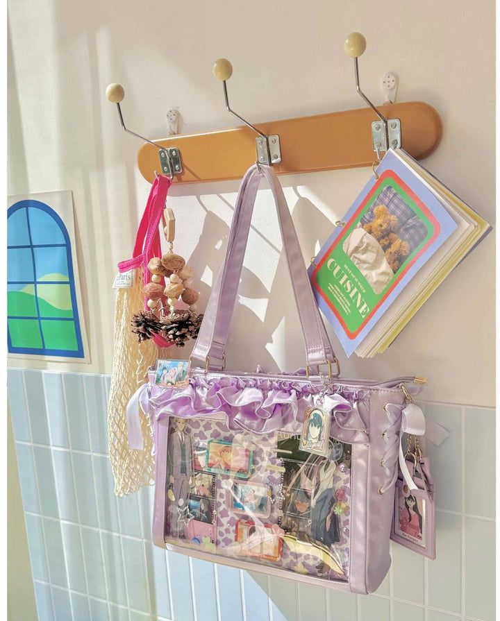 Large Capacity Satin Lolita Ita Bag Handle/Crossbody Strap 43100:767128
