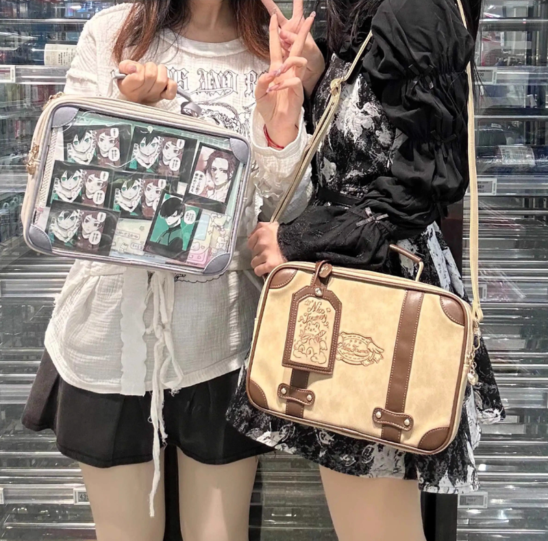 Kawaii Ita Bag Crossbody Shoulder Bag Vintage Square Bag 35278:491814