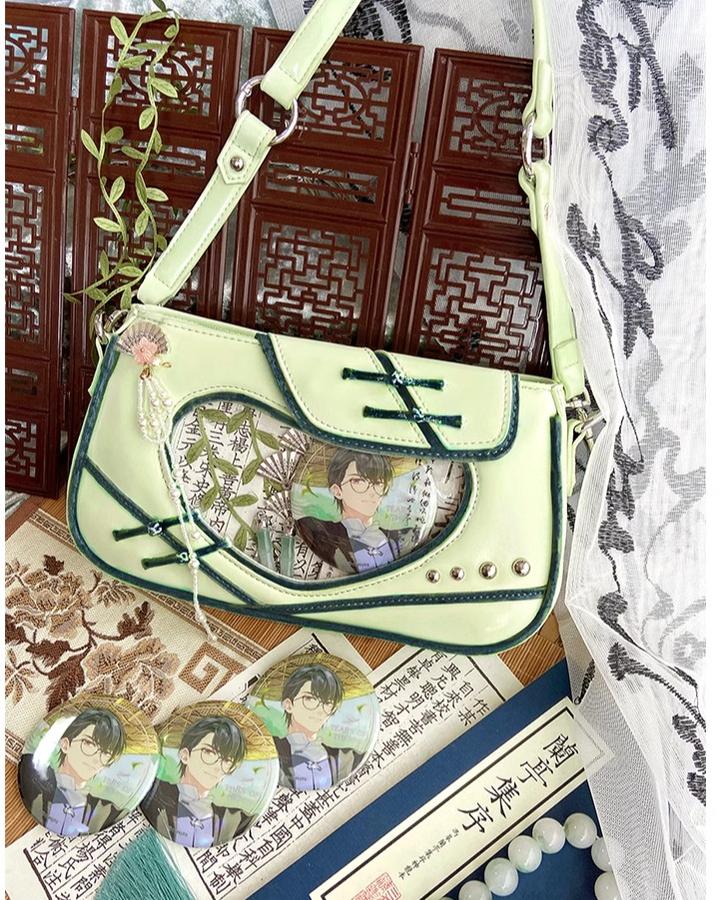 Chinese Style Ita Bag Knot Button Handbag Cross-body Bag 39542:627502
