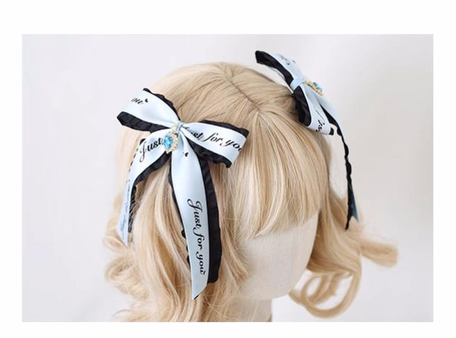 Jirai Kei Headwear Ryousangata Bow Hair Clip Multicolor 22544:333176