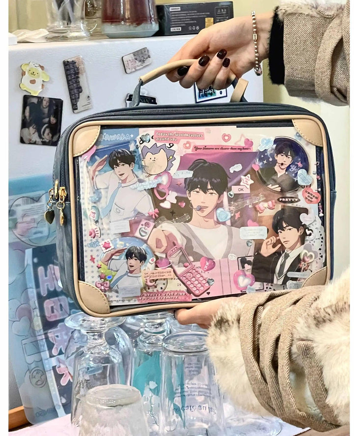 Kawaii Ita Bag Crossbody Shoulder Bag Vintage Square Bag 35278:491820