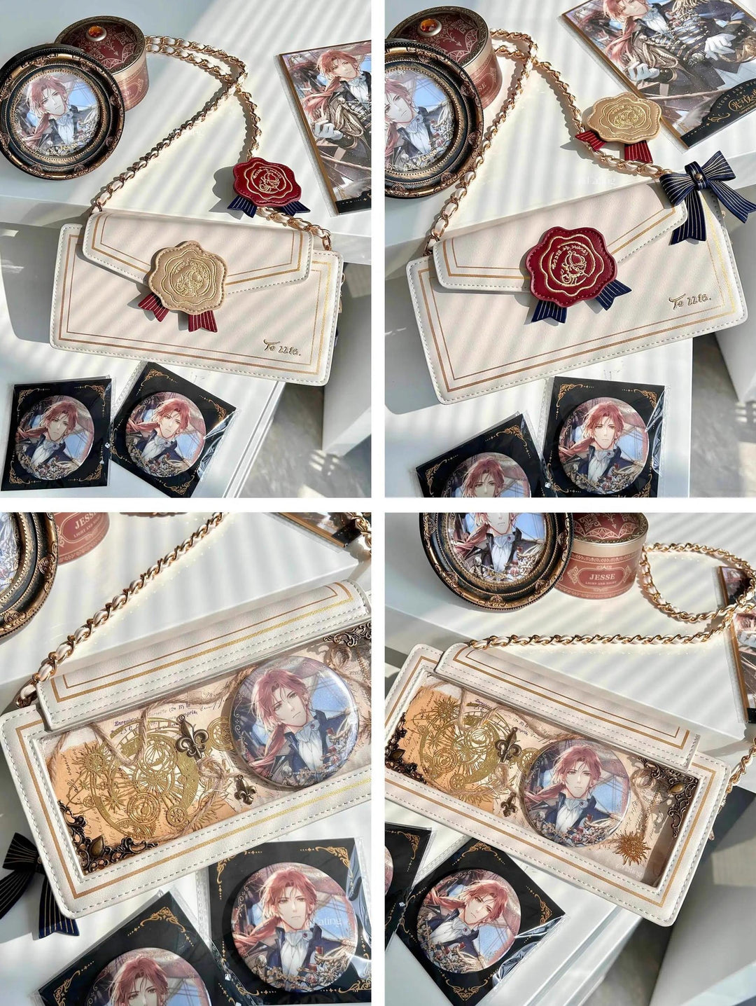 Kawaii Ita Bag Rose Envelope Shaped Crossbody Chain Itabag 38030:582036