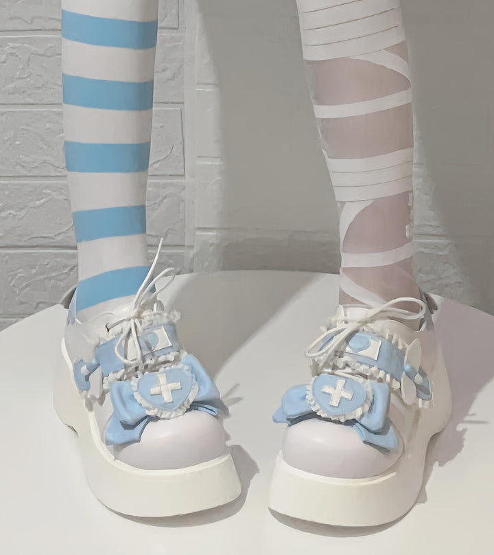 Lolita Platform Shoes Round Toe Sweet Shoes 35740:503362